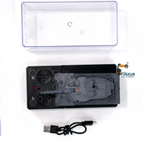 Free Fast Shipping RC RTR Mini Tank Remote Control Battle Tank Toy Rotate Turret Infrared System Electric Military Model