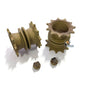 Henglong CS Metal Sprockets With Gear Clip For 1/16 Scale USA M1A2 Abrams Remote Control Tank 3918 Vehicle Military Part Model