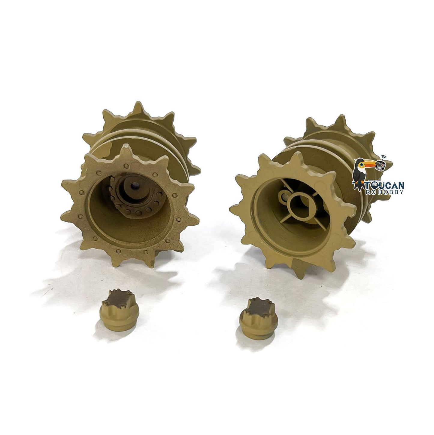 Henglong CS Metal Sprockets With Gear Clip For 1/16 Scale USA M1A2 Abrams Remote Control Tank 3918 Vehicle Military Part Model