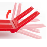 Free Fast Shipping 3 Axle Plastic Semi Trailer Flatbed 1502 for 1/18 Remote Control Tractor Truck HUINA 1501 RC Car Model Upgrade Parts