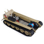 Remote Control Tank Metal Chassis for Heng Long 1/16 German King Tiger Steel Gearbox Motor Smoking Unit Model Upgraded Part