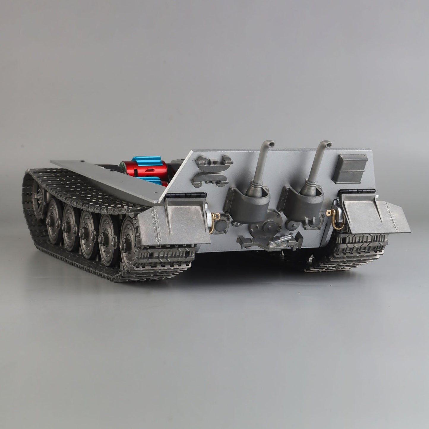 Remote Control Tank Metal Chassis for Heng Long 1/16 German King Tiger Steel Gearbox Motor Smoking Unit Model Upgraded Part