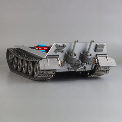 Remote Control Tank Metal Chassis for Heng Long 1/16 German King Tiger Steel Gearbox Motor Smoking Unit Model Upgraded Part