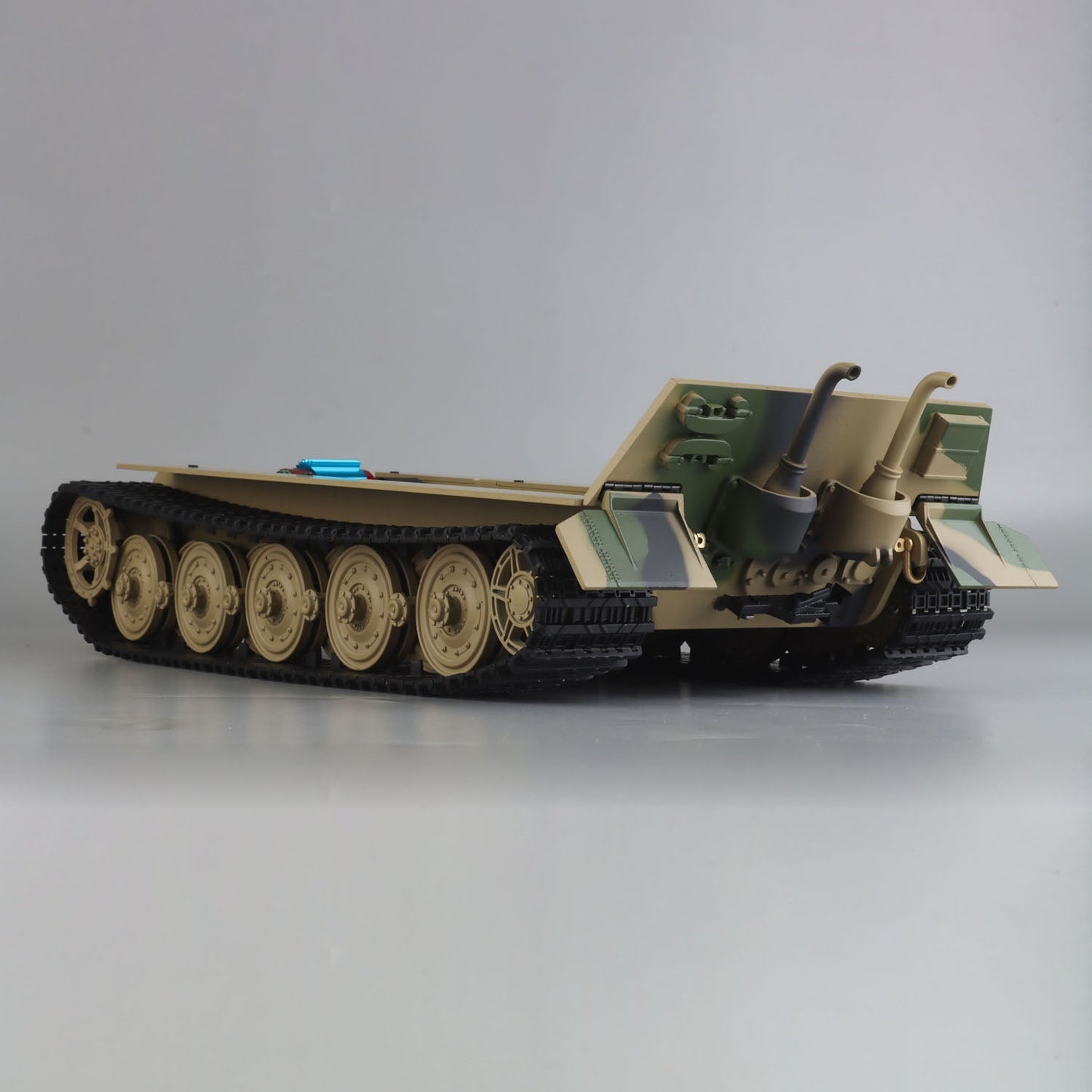 Remote Control Tank Metal Chassis for Heng Long 1/16 German King Tiger Steel Gearbox Motor Smoking Unit Model Upgraded Part
