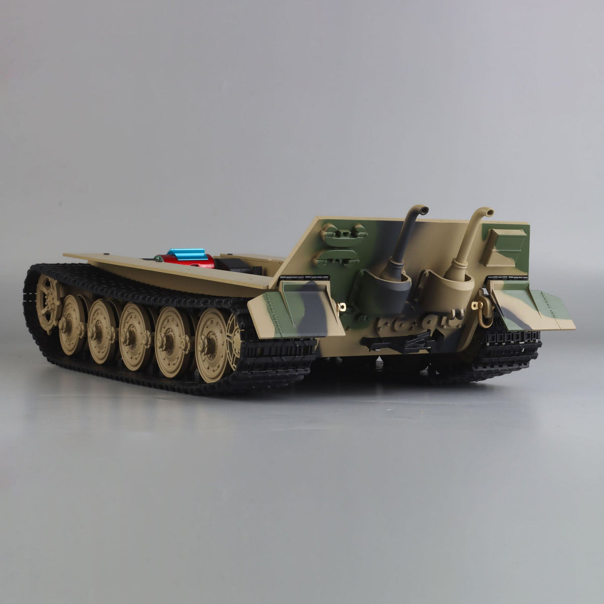 Remote Control Tank Metal Chassis for Heng Long 1/16 German King Tiger Steel Gearbox Motor Smoking Unit Model Upgraded Part
