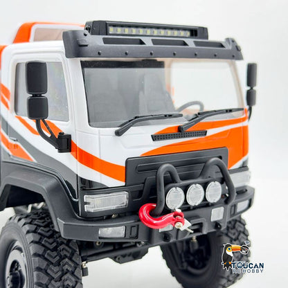 TOUCAN RC HOBBY Hobby Plus 1/18 4X4 Remote Control Off Road Vehicle RC Desert Rally Car DKR-4 Fortis Hobbywing Brushless Motor Light Effect