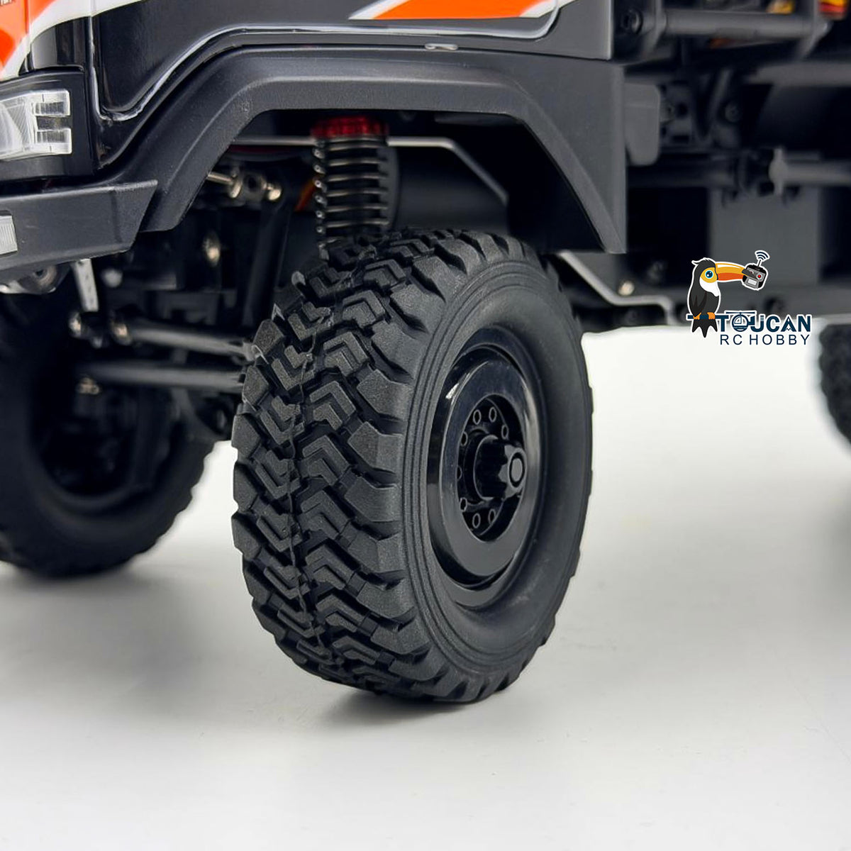 TOUCAN RC HOBBY Hobby Plus 1/18 4X4 Remote Control Off Road Vehicle RC Desert Rally Car DKR-4 Fortis Hobbywing Brushless Motor Light Effect