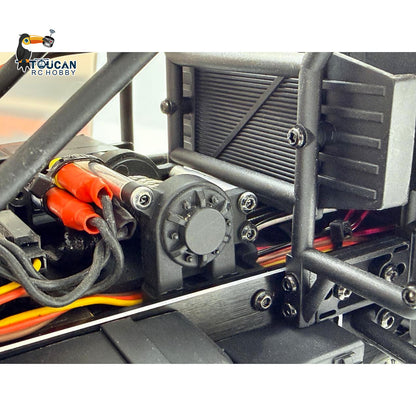 TOUCAN RC HOBBY Hobby Plus 1/18 4X4 Remote Control Off Road Vehicle RC Desert Rally Car DKR-4 Fortis Hobbywing Brushless Motor Light Effect
