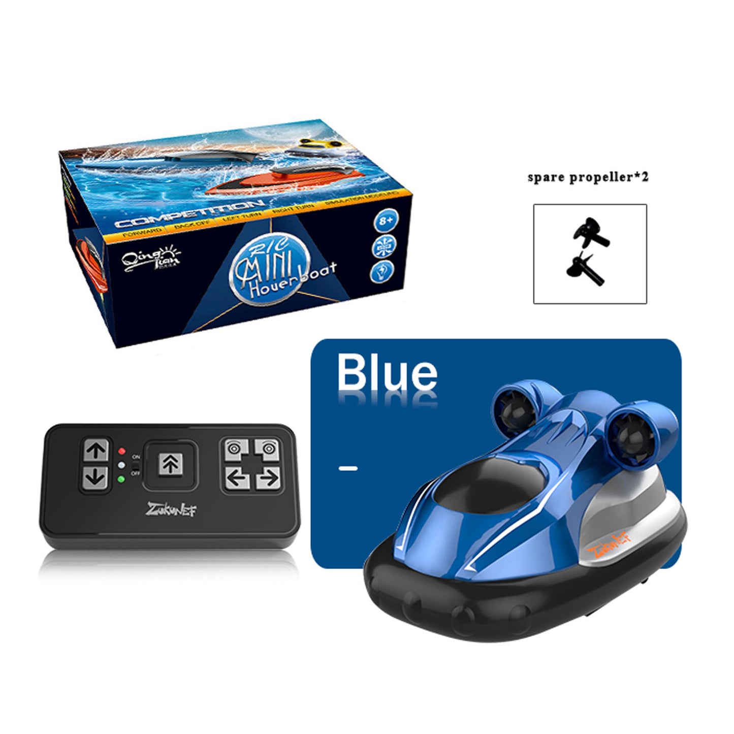 RC Mini-Boot, Pool-/See-Rennschiff für Kinder und Erwachsene, Spielzeug, Radio, Batteriealarm, fahrbereit mit wiederaufladbarer Batterie