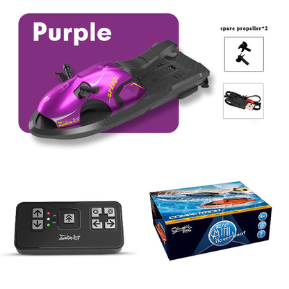 Funkgesteuertes Spielzeug-Rennschiff, 2,4 GHz, Pools, Seen, RC-Boot für Jungen, Geschenke, fahrbereit mit wiederaufladbarer Batterie