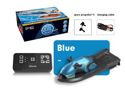 Funkgesteuertes Spielzeug-Rennschiff, 2,4 GHz, Pools, Seen, RC-Boot für Jungen, Geschenke, fahrbereit mit wiederaufladbarer Batterie