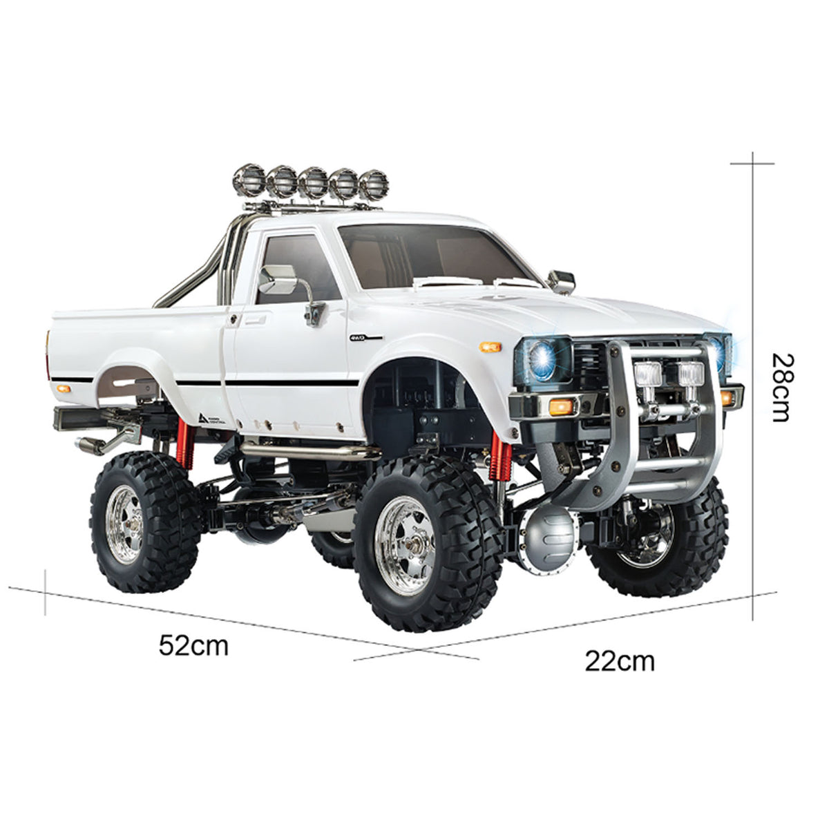 HG 1/10 RC Fahrzeuge P409 Pickup Modell 4x4 Rallye Auto Racing Fernbedienung Crawler 2,4G Radio Motor W/O Batterie