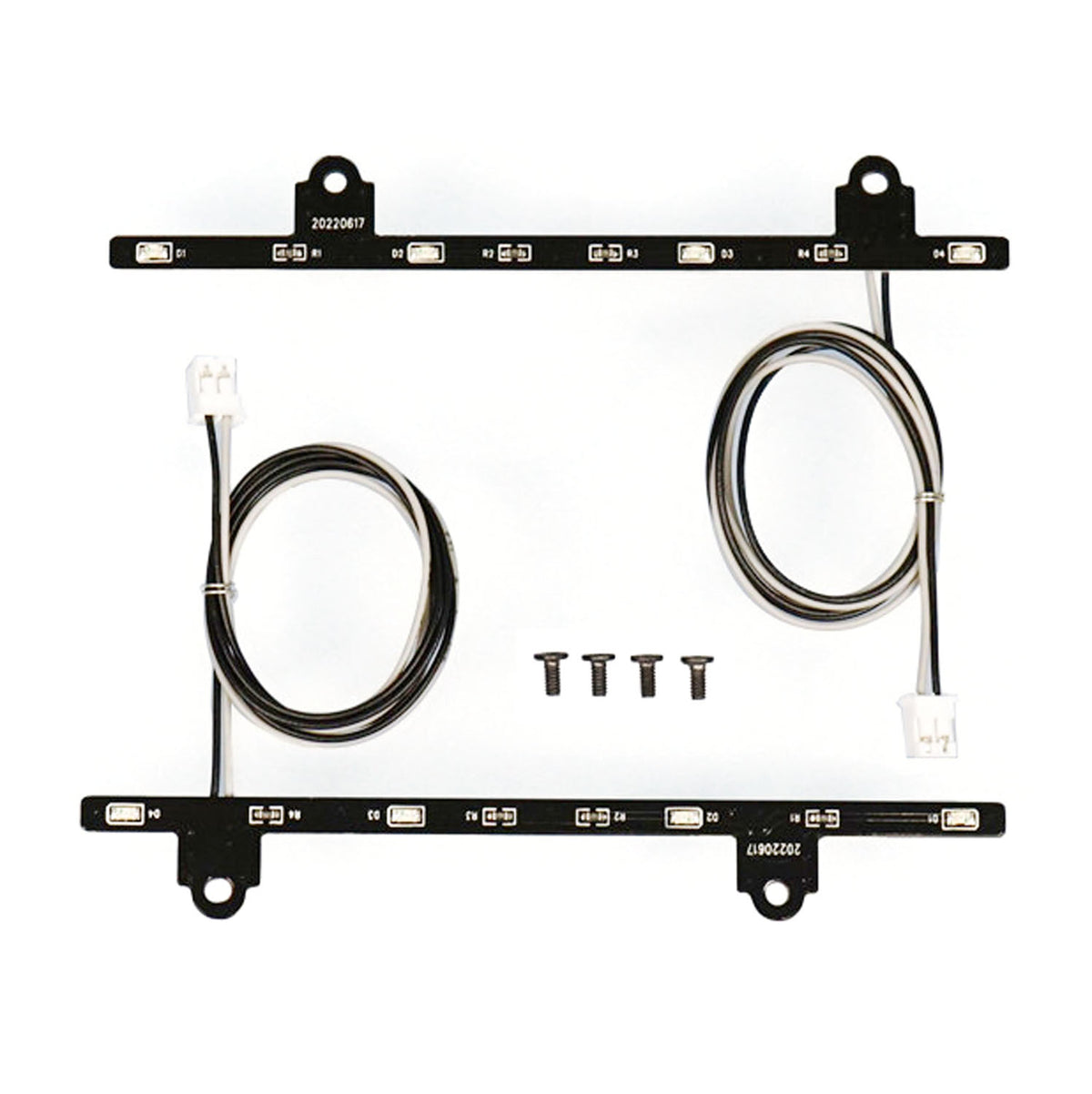 Kunststoff-Seitenschwellerleuchte, 3–7 V, LED-Warnleuchte für 1/14 DIY Tamiya Fernbedienung Traktor-LKW-Modell 770S 6x4 56368 Autoteile