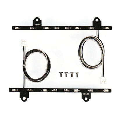 Kunststoff-Seitenschwellerleuchte, 3–7 V, LED-Warnleuchte für 1/14 DIY Tamiya Fernbedienung Traktor-LKW-Modell 770S 6x4 56368 Autoteile