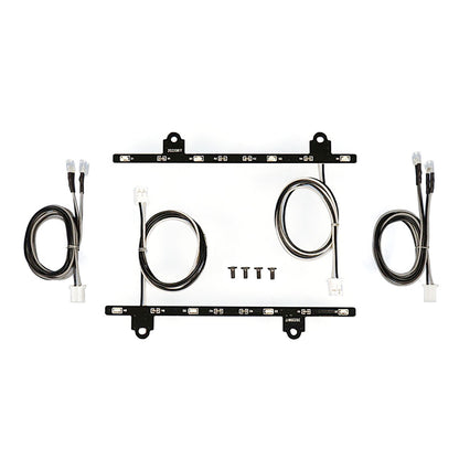 Kunststoff-Seitenschwellerleuchte, 3–7 V, LED-Warnleuchte für 1/14 DIY Tamiya Fernbedienung Traktor-LKW-Modell 770S 6x4 56368 Autoteile