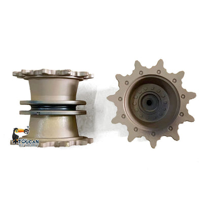 IN Stock Plastic Tracks Sprockets Road Wheel Idlers Accessories Pack Spare Chassis For HL 1/16 Scale USA M1A2 Abrams RC Tank 3918 Parts