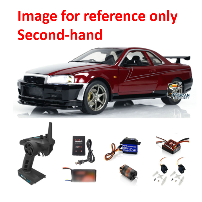 Second Hand CN Sock 1/8 High-speed RC Drift Racing Car Capo R34 4x4 Electric Vehicles Model