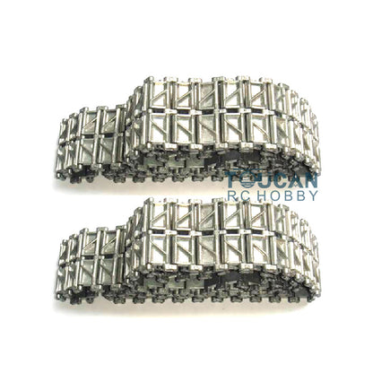 Henglong 1/16 Metal Tracks Sprocket Road Wheels Idlers Mudguard Protection Net Machine Gun For 3899 3899A Tank Vehicle Model
