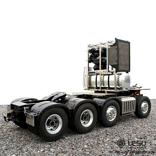 TOUCAN RC HOBBY LESU Metal 8x8 Chassis for 1/14 RC Tractor Truck Low Top 3363 Cabin 2 Speed Transmission for RC Vehicle Enthusiast DIY Model