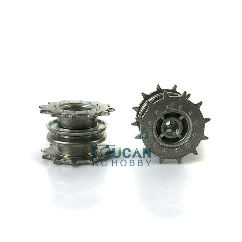 Metal Tracks Idlers Sprockets Road Wheels Suspension Bars Decal For Henglong 1/16 Scale Walker Bulldog RC Tank 3839 Model Replacement Parts