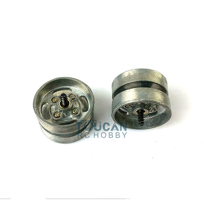 Metal Tracks Sprockets Idlers Adjuster Driving Axle Bearing Suspension Arms Protection Net For HL RC 1/16 3889 Tank Model Parts