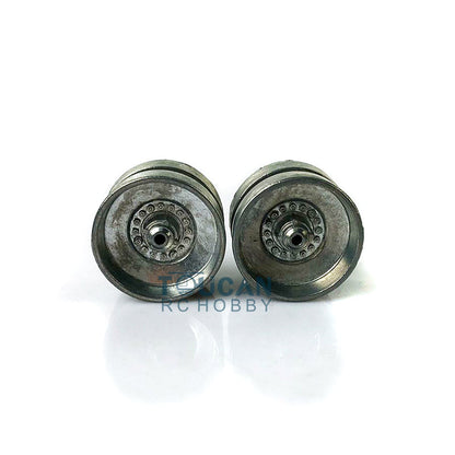 Metal Tracks Sprockets Idlers Adjuster Driving Axle Bearing Suspension Arms Protection Net For HL RC 1/16 3889 Tank Model Parts