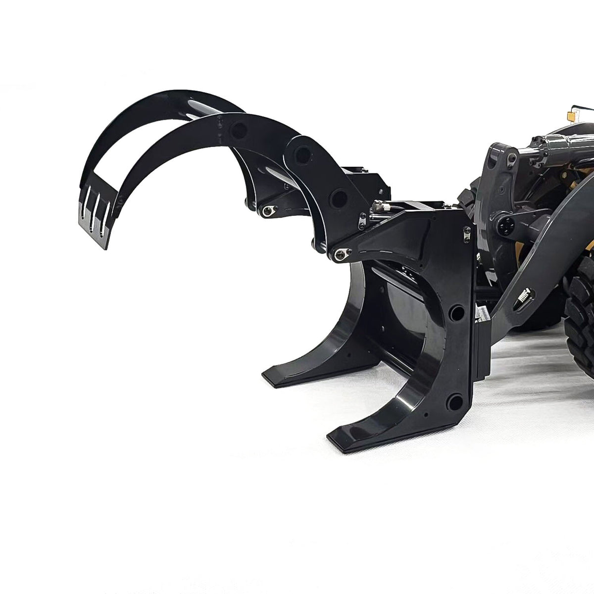 Metall-Wurzelrechengreifer-Sortiergreifer-Aufsatz für MTM 1/14 RC-Hydrauliklader WA480 E260L Baufahrzeug-Modellteile