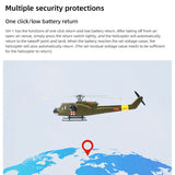 FLYWING UH1 V4 Remote Control Helicopter GPS Automatic Flight Brushless Motor 60A Dual ESC Low Battery Return Huey Adult Gifts