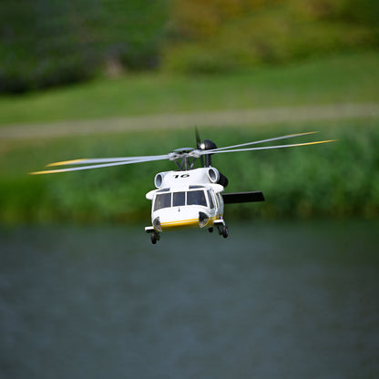 TOUCAN RC HOBBY FLYWING Smart RC Rescue Helicopter 4 Blade Rotor GPS Position Hold Return to Home Multiple Flight Modes Scale Aircraft Model