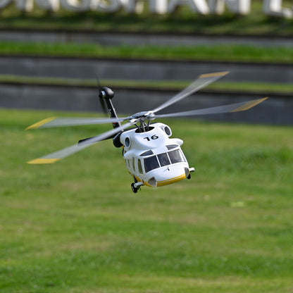 TOUCAN RC HOBBY FLYWING Smart RC Rescue Helicopter 4 Blade Rotor GPS Position Hold Return to Home Multiple Flight Modes Scale Aircraft Model