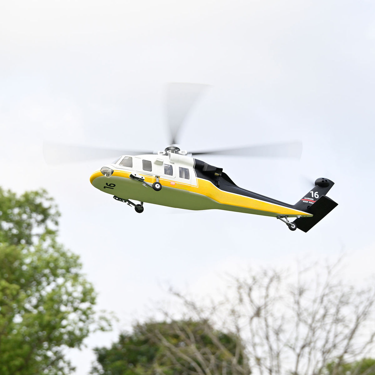 TOUCAN RC HOBBY FLYWING Smart RC Rescue Helicopter 4 Blade Rotor GPS Position Hold Return to Home Multiple Flight Modes Scale Aircraft Model