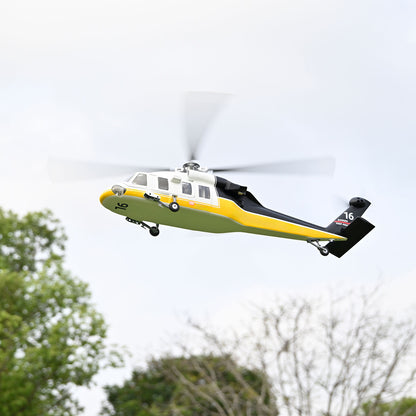 TOUCAN RC HOBBY FLYWING Smart RC Rescue Helicopter 4 Blade Rotor GPS Position Hold Return to Home Multiple Flight Modes Scale Aircraft Model