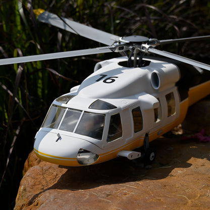 TOUCAN RC HOBBY FLYWING Smart RC Rescue Helicopter 4 Blade Rotor GPS Position Hold Return to Home Multiple Flight Modes Scale Aircraft Model