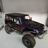 CN Stock Second-hand 90%New Only One JDM-168 1/10 4*4 AWD Off-road RC Crawler Car Model Light System Motor W/O Servo