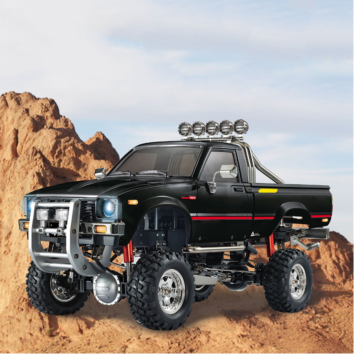 HG 1/10 RC Spielzeug Fahrzeuge P409 Pickup Modell 4x4 Rallye Auto Racing Fernbedienung Crawler 2,4G Radio Motor W/O Batterie