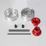 JDM Metal Rear/Front Wheelhub/Guard Rim for 1/14 RC Tractor Truck DIY Model Radio Control Engineering Vehicle Events