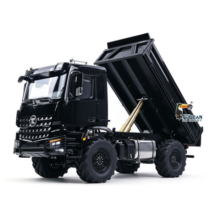 TOUCAN RC HOBBY MD 3363 1/14 4x4 Metal RC Dumper Remote Control Hydraulic Tipper 2Speed Gearbox Differential Locks ST8 Remote Controller for Adults