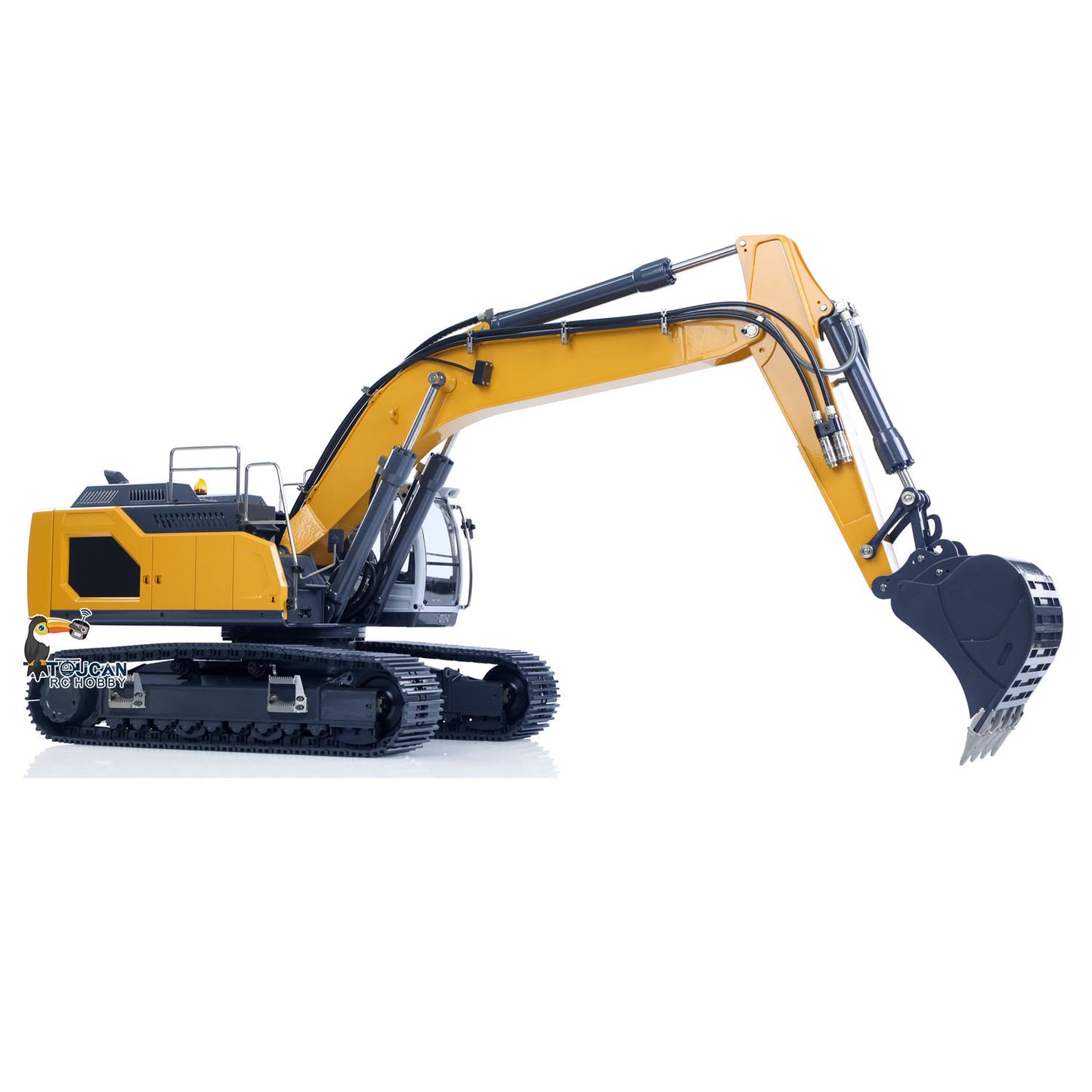 XDRC 945 Metal 1/14 Excavator Hydraulic Ready to Run with 5CH Valve and PL18EV Radio, Featuring Brushless Motor and Lights, No Battery or Charger  