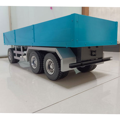 TOUCAN RC HOBBY 1/14 Metal 3 Axles Trailer for RC Tractor Truck Radio Controlled Hydraulic Equipment Dump Electric Car DIY Hobby Model