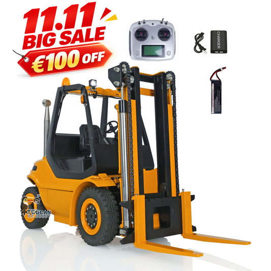 LESU Hydraulic RC Forklift Truck 1/14 Radio Control Transfer Car RTR Truck