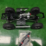 CN Stock Second-hand 90%NEW KYX Rock Crawler 1/10 CNC 90046 Full Metal Frame RC Car 313mm Parts Upgraded