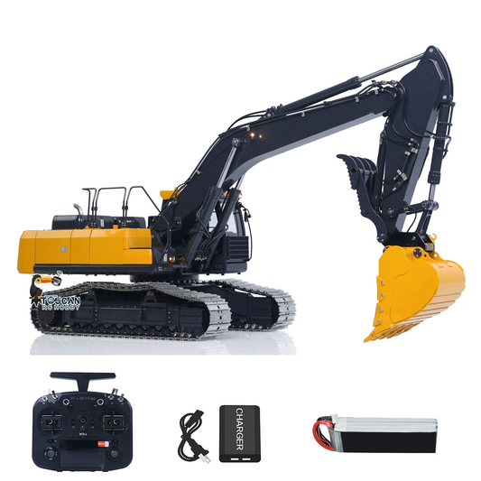 In Stock TOUCAN RC HOBBY SFrog E400 Pro Metal  1/14 RC Hydraulic Excavator Remote Control Digger 6CH Valve Thumb Type Frsky X14 Radio Sound