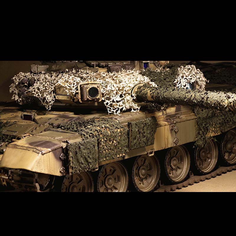 1/16 Camouflage Net for Heng Long 1/16 RC Tank Remote Control Military Vehicle Model 3909 3889 3818 3888A Tiger I Challenger II Accessories