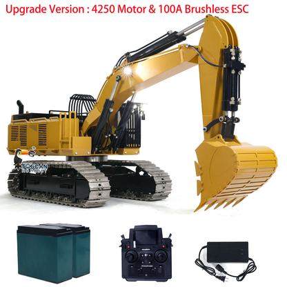 TOUCAN RC HOBBY 385CF 1/8 Hydraulic RC Excavator 150KG Heavy Duty Metal Digger PL18EV Lite FlySky i6S Radio Control Model
