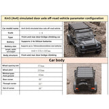 1/8 TRACTION HOBBY Remote Control Off Road Car KM5 RC Crawler Portal Axle Differential Lock AWD 2Speed Gearbox 775 Brushed Motor