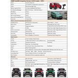 Traction Hobby 1/8 Tank300 Competitive Edition Remote Control Rock Crawler AWD 2WD Metal Drive Shaft Threaded Coilover Shocks