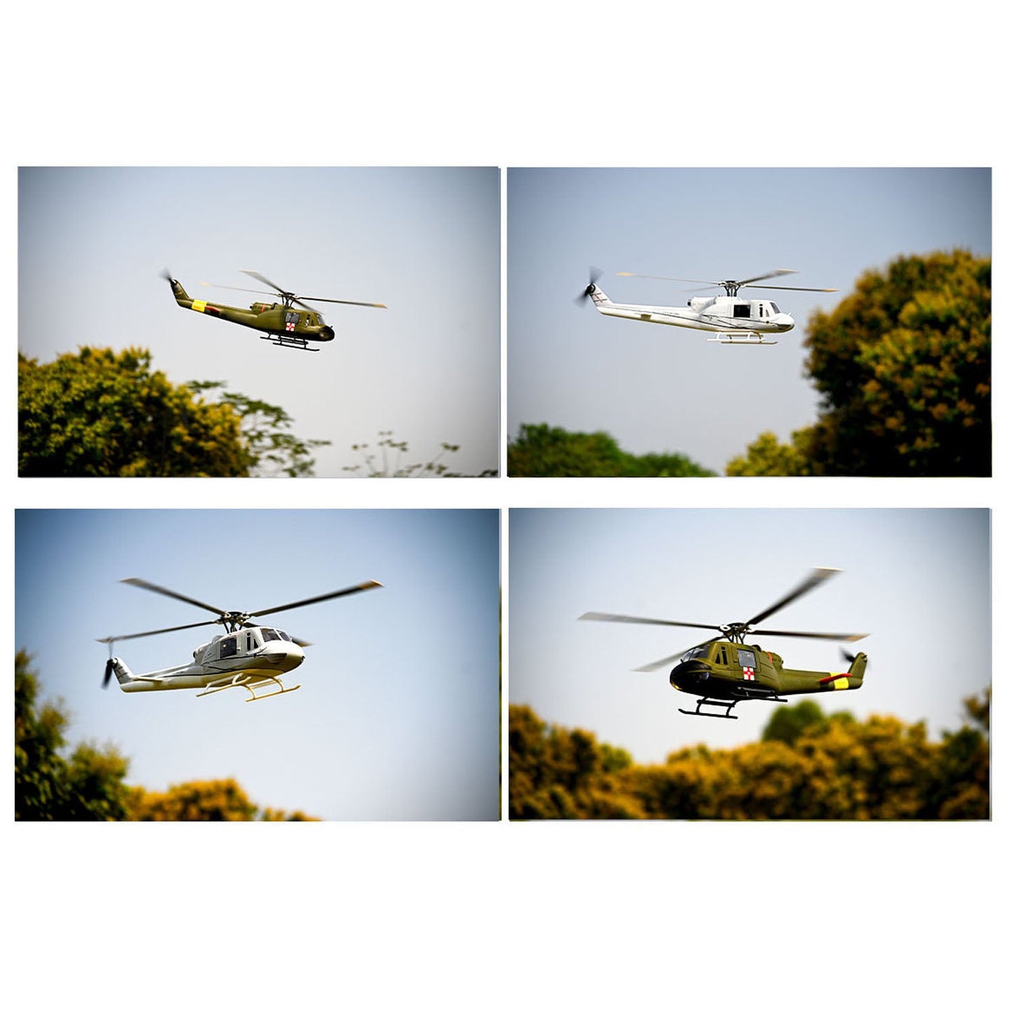 FLYWING UH1 V4 Ferngesteuerter Hubschrauber GPS Automatischer Flug Bürstenloser Motor 60A Dual ESC Niedrige Batterie Rückkehr Huey Geschenke für Erwachsene