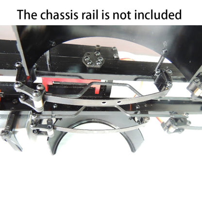 TOUCAN RC HOBBY JDM Metal Front Suspension System/Transfer Case/Oil Tank/ for 1/14 Remote Control Tractor Truck Construction Vehicles DIY Models Outdoor Enthusiasts
