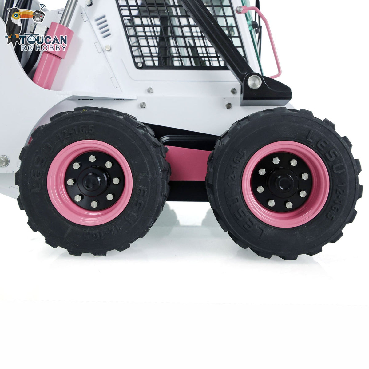 TOUCAN RC HOBBY LESU Aoue LT5H 1/14 Metal RC Wheeled Loader Skid-Steer Hydraulic Engineering Truck Light Sound System Flysky I6S Controller