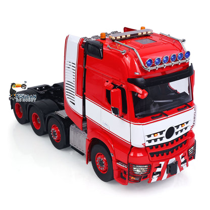 Ready to run 1/14 RC truck with painted high roof cabin and three speed transmission 